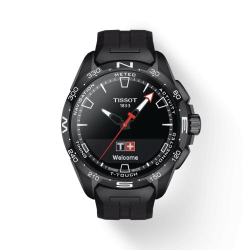 Tissot T-Touch Connect Solar Black Titanium - Ceramic / Black / Rubber
